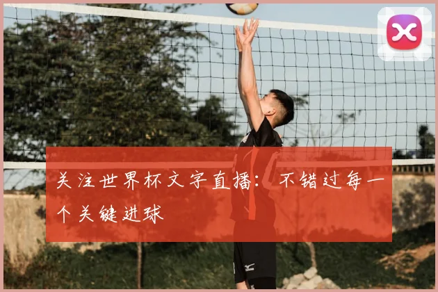 关注世界杯文字直播：不错过每一个关键进球